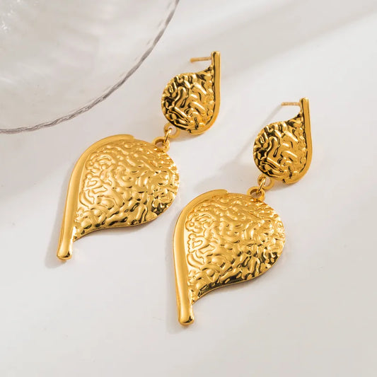 1 Pair Basic Modern Style Commute Solid Color Gourd 304 Stainless Steel 18K Gold Plated Ear Studs