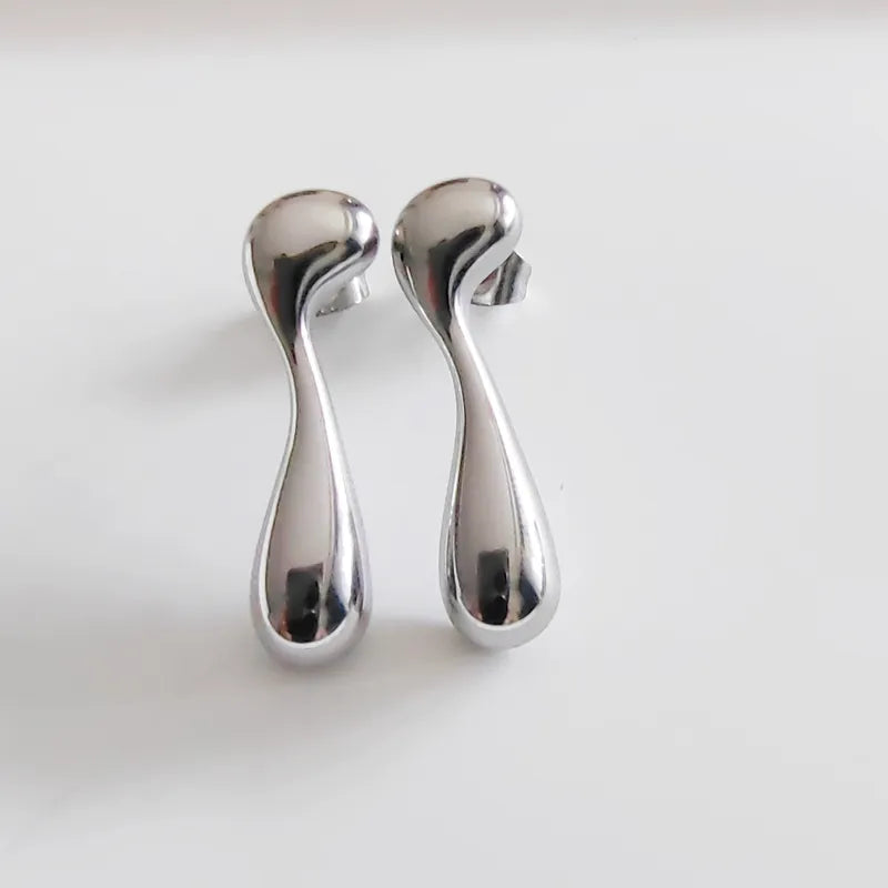 1 Pair Casual Modern Style Simple Style Geometric 304 Stainless Steel 18K Gold Plated Ear Studs