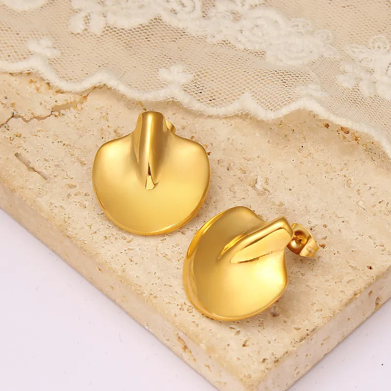 1 Pair IG Style Modern Style Classic Style Geometric Solid Color 304 Stainless Steel 18K Gold Plated Drop Earrings