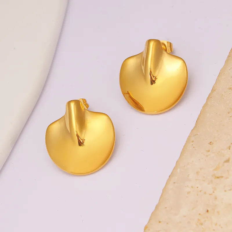 1 Pair IG Style Modern Style Classic Style Geometric Solid Color 304 Stainless Steel 18K Gold Plated Drop Earrings