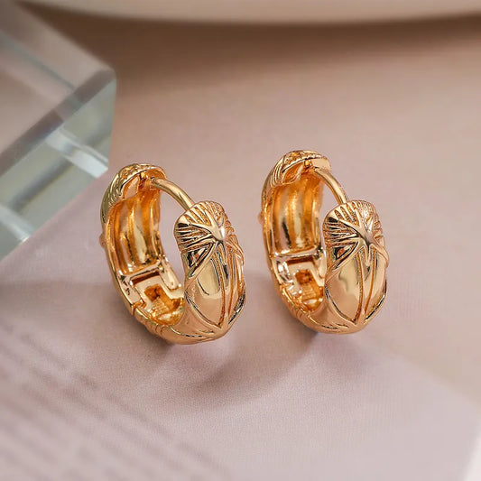 1 Pair Simple Style Commute Geometric Inlay Copper Zircon 18K Gold Plated White Gold Plated Earrings