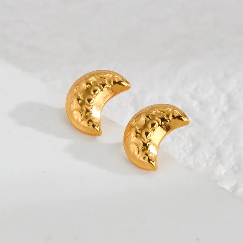 1 Piece Elegant Sweet Streetwear Star 304 Stainless Steel 18K Gold Plated Ear Studs