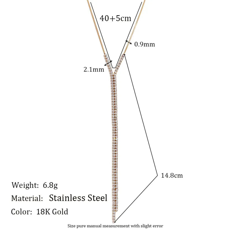 304 Stainless Steel 18K Gold Plated Basic Simple Style Classic Style Plating Chain Necklace