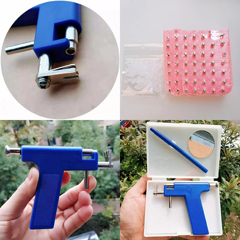 Basic Simple Style Geometric 304 Stainless Steel Plastic Ear Piercing Gun