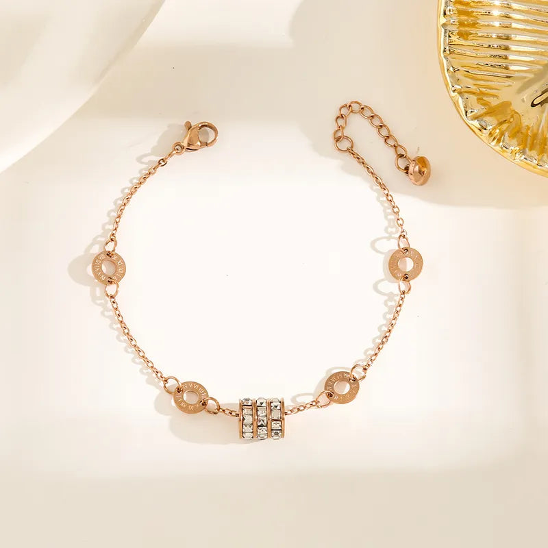 Casual Simple Style Flower Butterfly 304 Stainless Steel 18K Gold Plated Shell Bracelets In Bulk