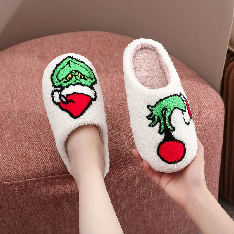 Casual Vacation Women's Multicolor Round Toe Cotton Slippers