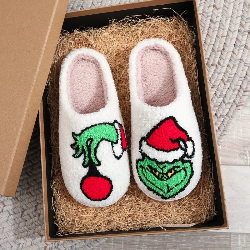 Casual Vacation Women's Multicolor Round Toe Cotton Slippers