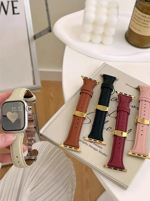 Chinoiserie Casual Vacation Solid Color Watch Strap