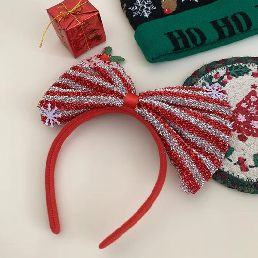 Christmas Casual Simple Style Streetwear Women's Bow Knot Hair Band