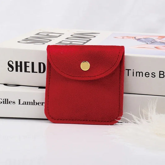 Classical Solid Color Cloth Jewelry Packaging Bags