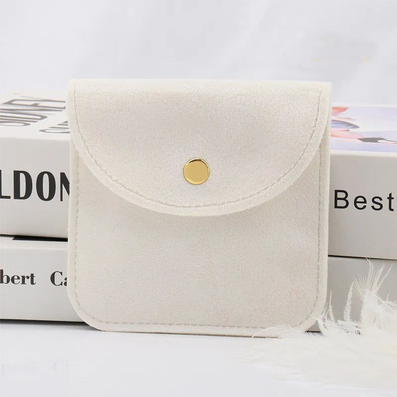 Classical Solid Color Cloth Jewelry Packaging Bags