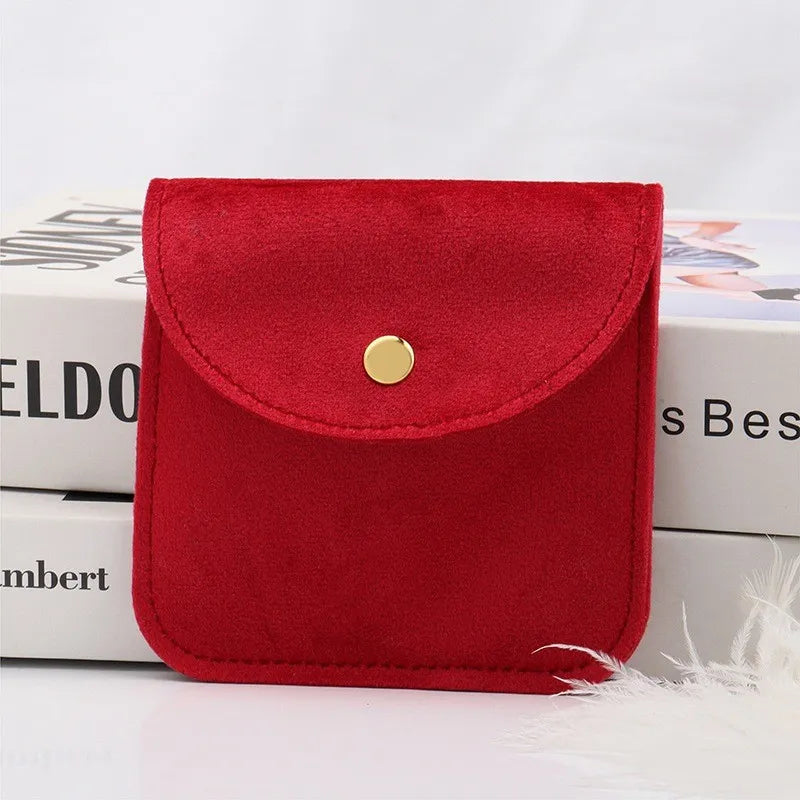 Classical Solid Color Cloth Jewelry Packaging Bags