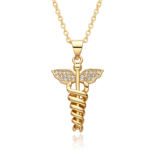 Copper Gold Plated Simple Style Shiny Cross Hollow Out Inlay Zircon Pendant Necklace