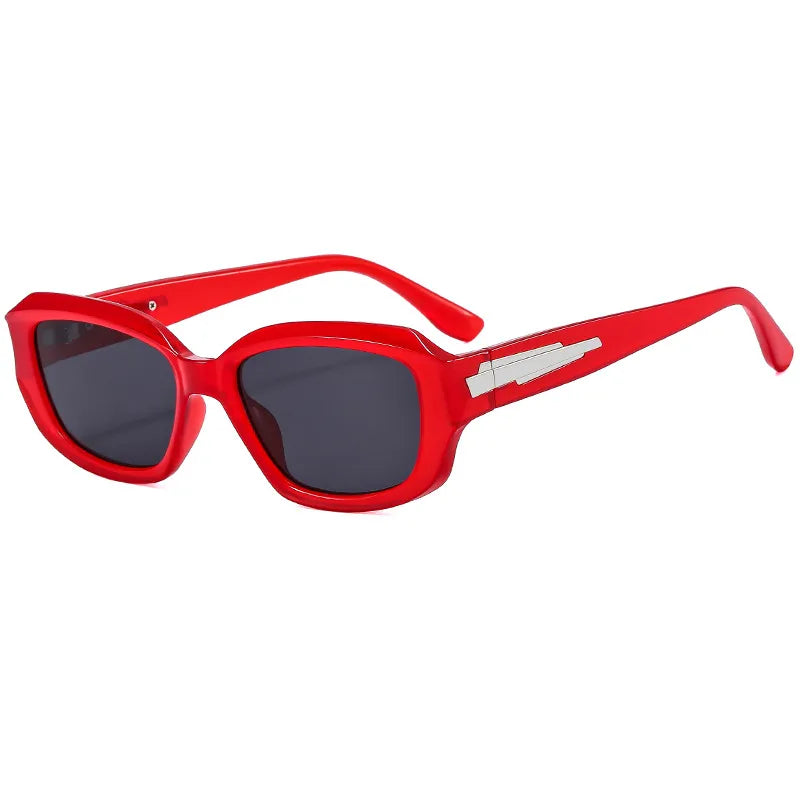 Elegant Basic Simple Style Geometric Ac Square Full Frame Women's Sunglasses