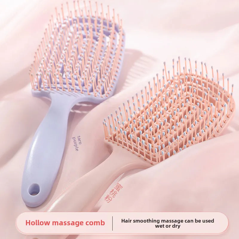 High Cranial Top Fluffy Mosquito-repellent Incense Big Curved Comb Internet Popular Style Rib Comb Men's Oil Head Shape Comb Hairdressing Comb