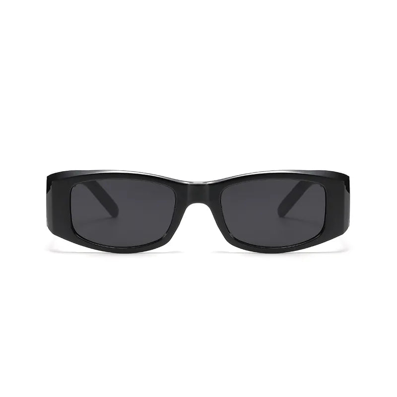 Hip-Hop Letter Ac Square Full Frame Women's Sunglasses