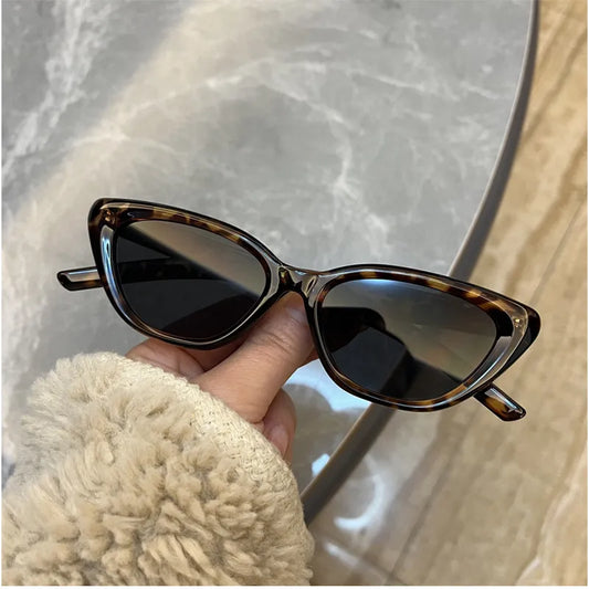 Hip-hop Fashion Streetwear Ac Cat Eye Full Frame Women's Sunglasses