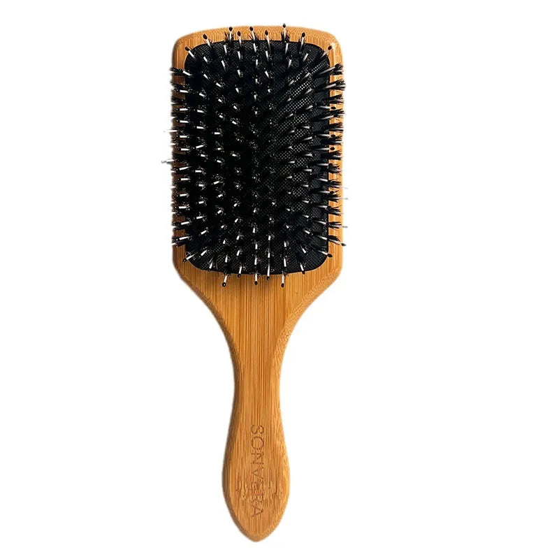 Massage Comb Hair Fluffy Mane Air Cushion Comb Hairdressing Bamboo Wood Airbag Comb Wholesale