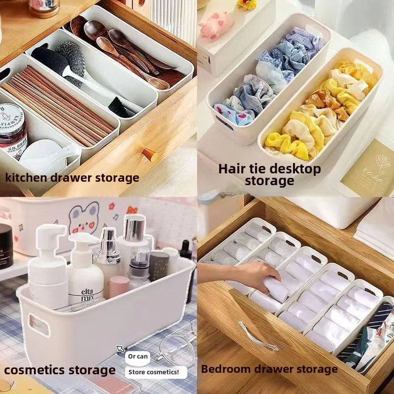 Mobile Phone Shell Storage Box Multifunctional Partition Artifact Drawer Storage Box Without Lid Desktop Multifunctional Bedside Storage Box