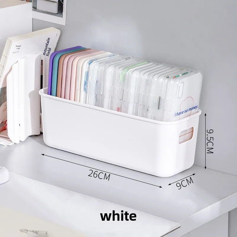 Mobile Phone Shell Storage Box Multifunctional Partition Artifact Drawer Storage Box Without Lid Desktop Multifunctional Bedside Storage Box