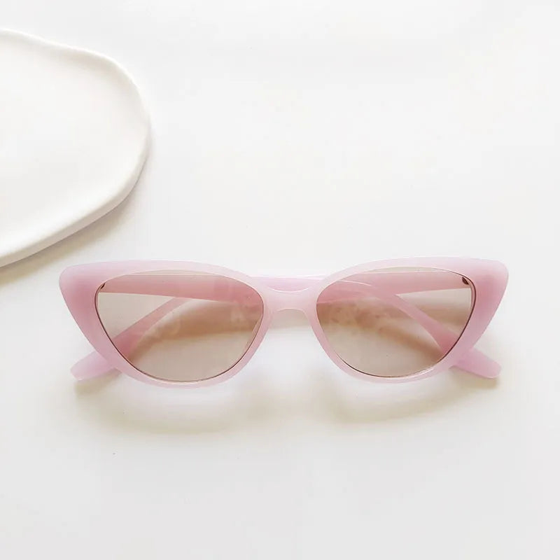 New Retro Style Cat's Eye Small Frame Sunglasses