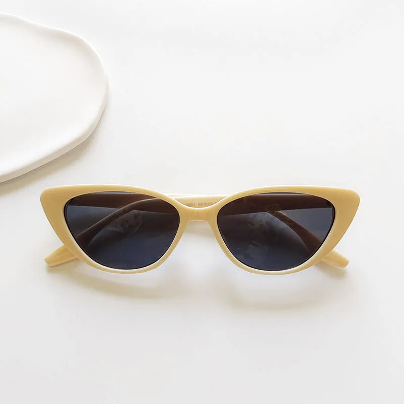 New Retro Style Cat's Eye Small Frame Sunglasses