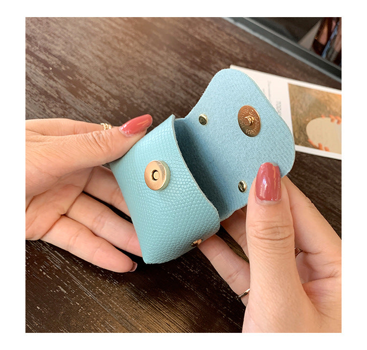 Pu Leather Solid Color Bag Charms