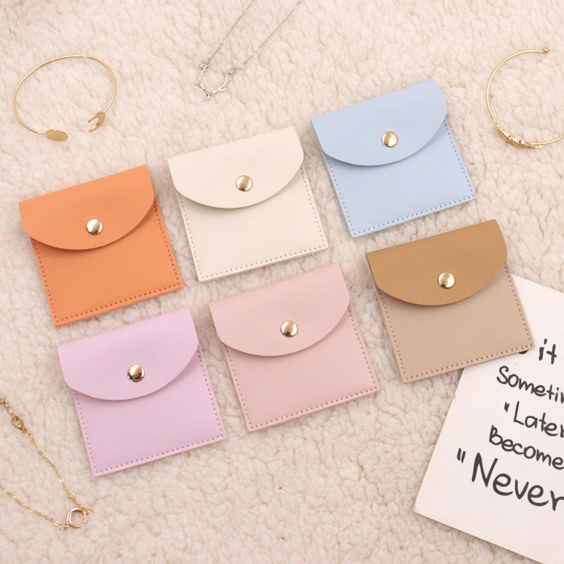 Casual Elegant Solid Color Microfiber Jewelry Packaging Bags