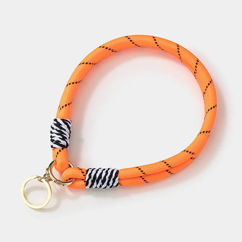 Polyester Stripe Bag Charms