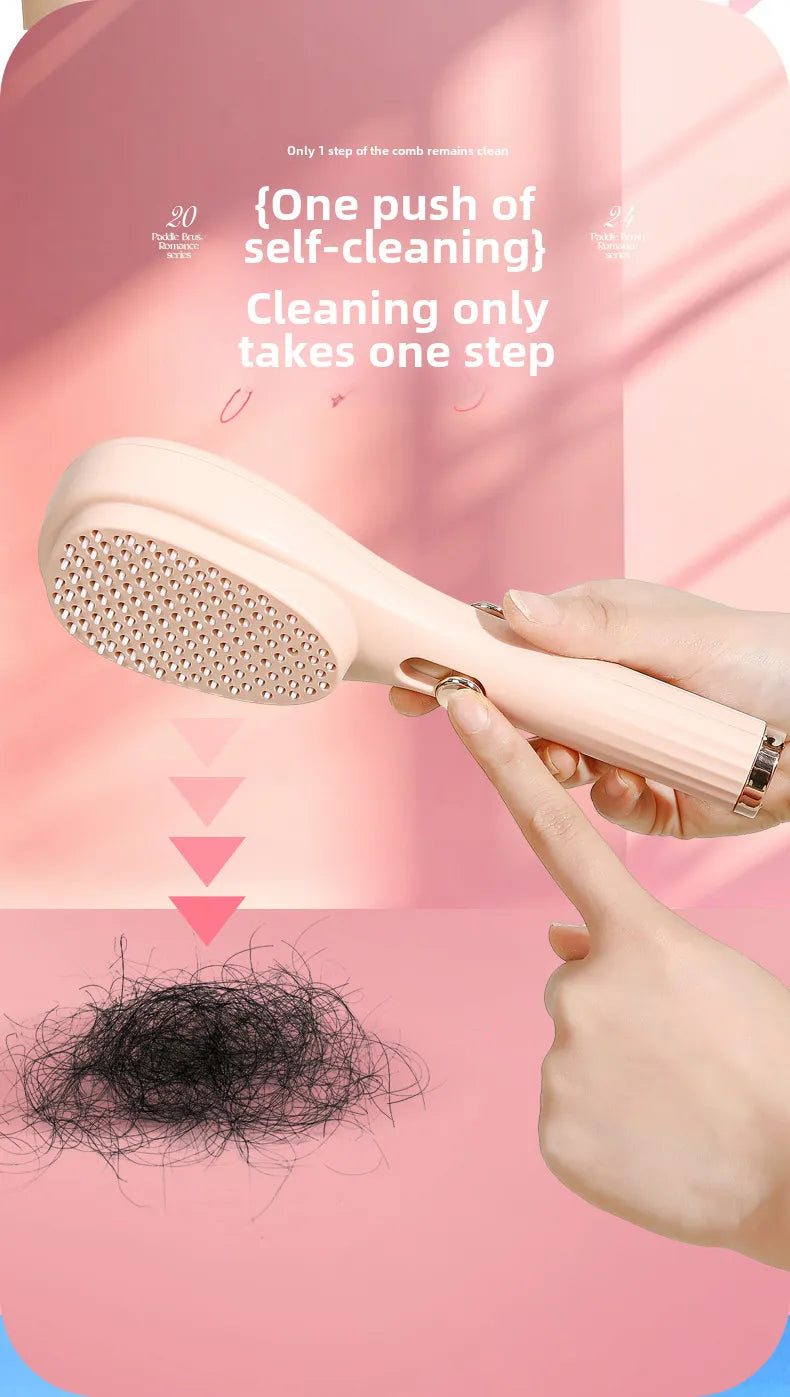 Retractable Comb Magic Comb Household Scalp Cleaning Special Anti-static Portable Fluffy Scalp Massage Comb