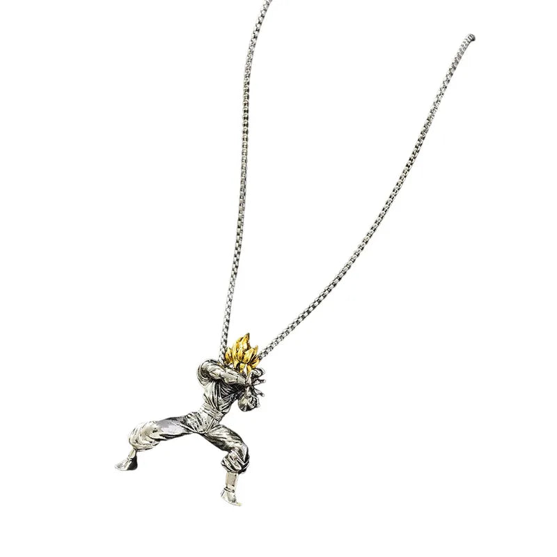 Retro Cartoon Character 304 Stainless Steel Zinc Alloy Plating Unisex Pendant Necklace