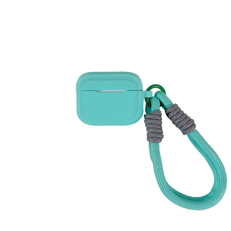 Simple Style Classic Style Solid Color Bluetooth Earbuds Case