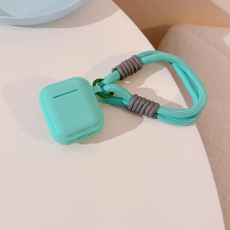 Simple Style Classic Style Solid Color Bluetooth Earbuds Case