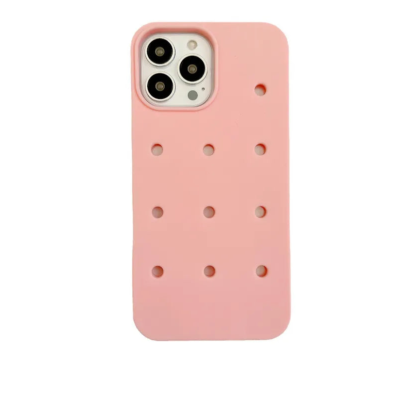 Simple Style Solid Color Silica Gel Phone Cases