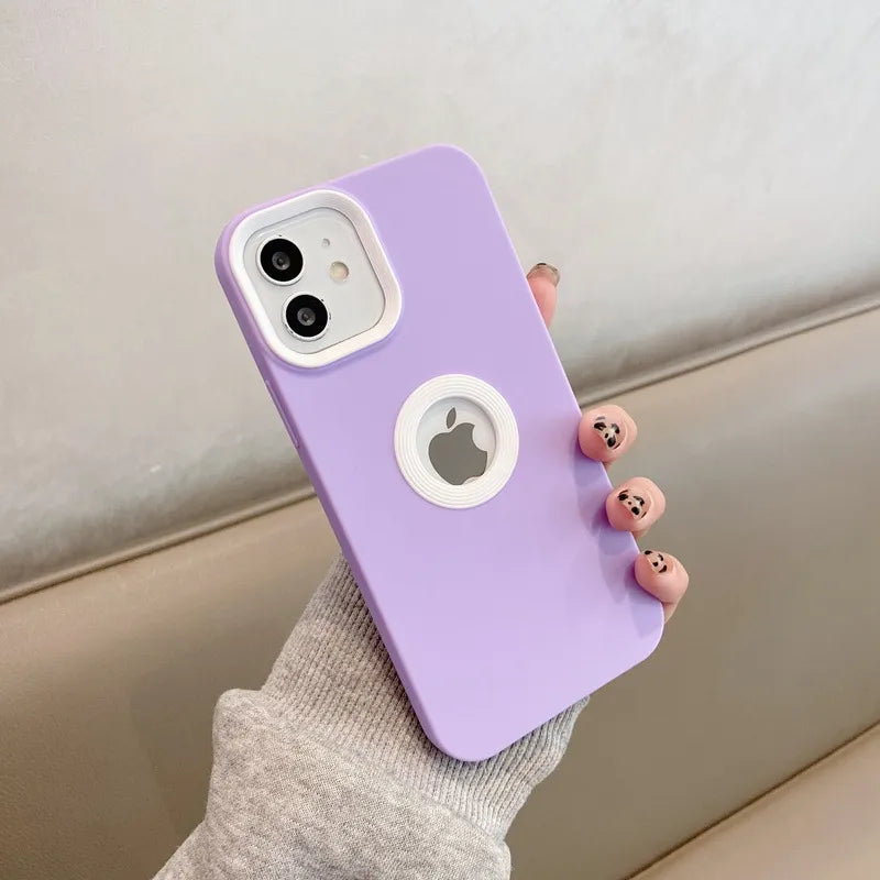 Simple Style Solid Color Tpu Phone Cases