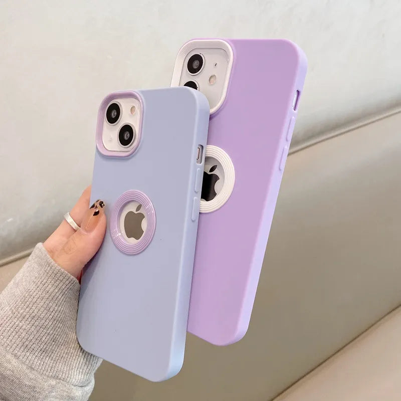 Simple Style Solid Color Tpu Phone Cases