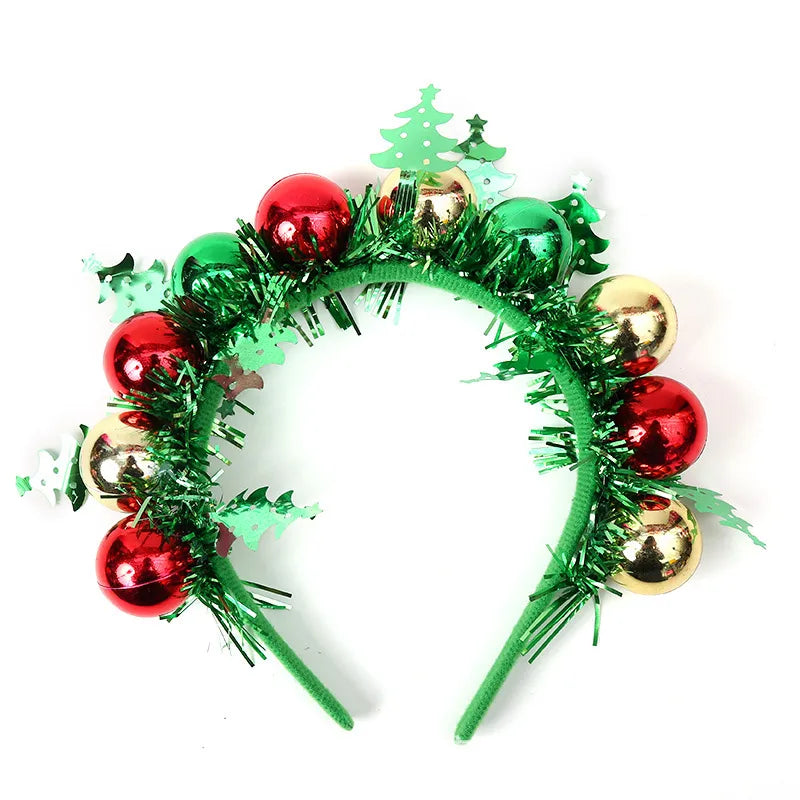 Vacation Women's Christmas Tree Cloth Hair Band