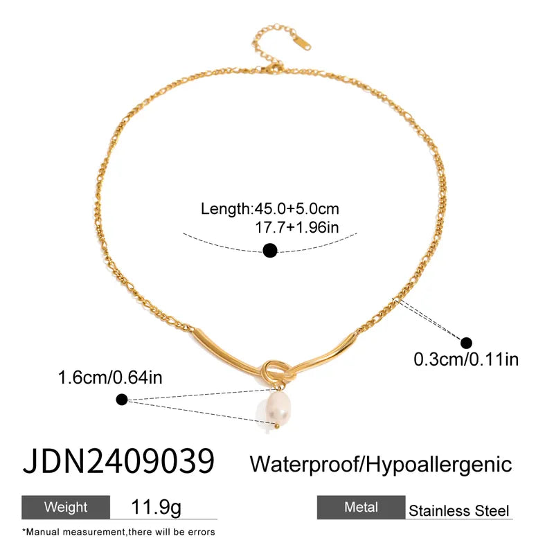 Wholesale Jewelry Simple Style Classic Style Geometric 304 Stainless Steel Pendant Necklace