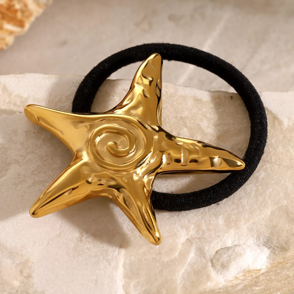 Wholesale Jewelry Vacation Simple Style Starfish 316 Stainless Steel 18K Gold Plated Star