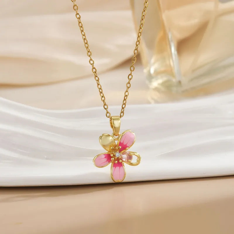 Jewelry Vintage Style Classic Style Animal Heart ShapeCopper Plating Pendant Necklace Cable Chain