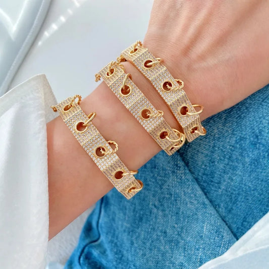 Wholesale Jewelry Vintage Style Geometric Copper Mixed Metal Rings Bracelets