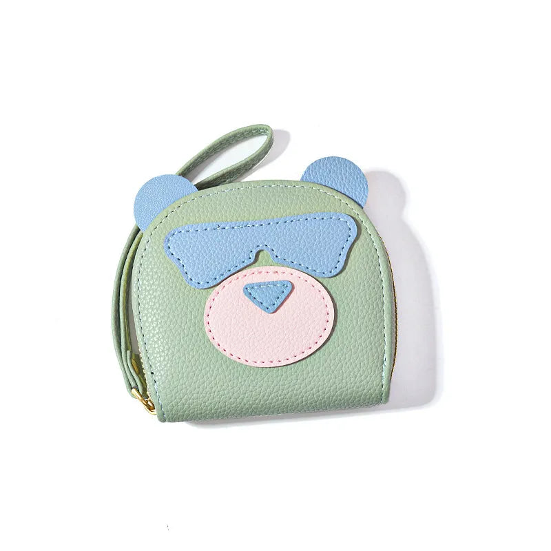 Women's Cartoon Pu Leather Zipper Wallets