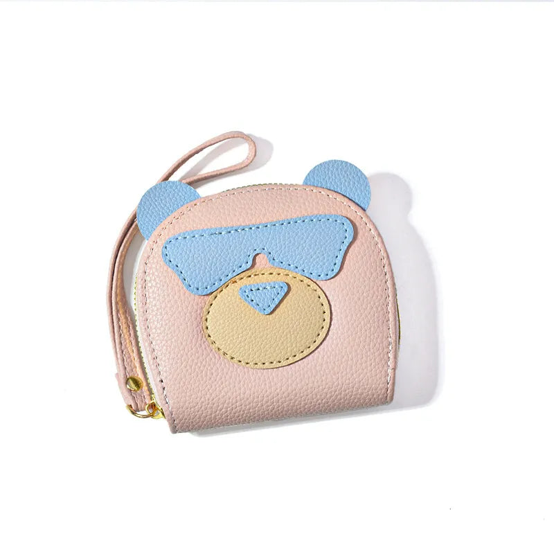 Women's Cartoon Pu Leather Zipper Wallets