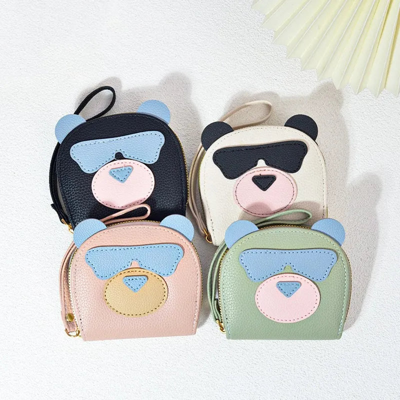 Women's Cartoon Pu Leather Zipper Wallets