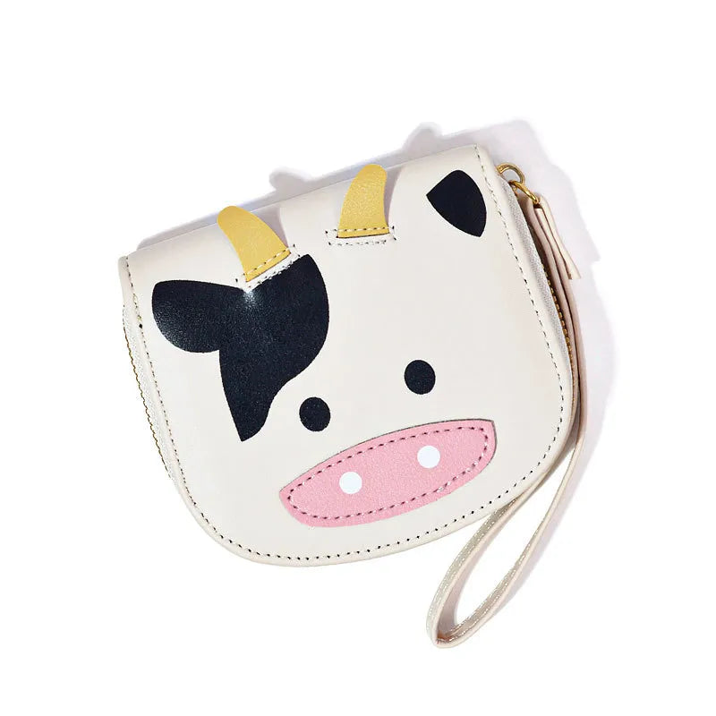 Women's Cows Pu Leather Zipper Wallets