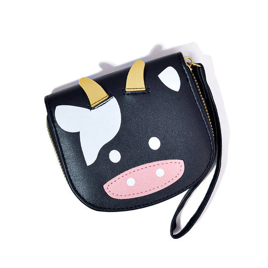 Women's Cows Pu Leather Zipper Wallets