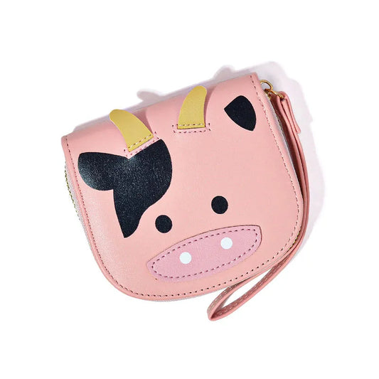 Women's Cows Pu Leather Zipper Wallets