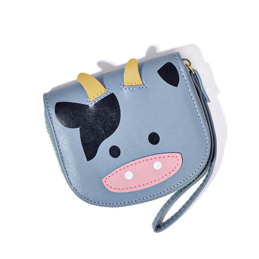 Women's Cows Pu Leather Zipper Wallets