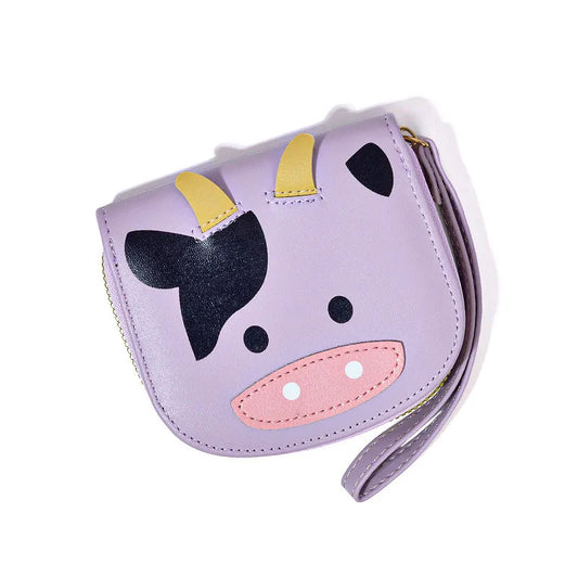 Women's Cows Pu Leather Zipper Wallets