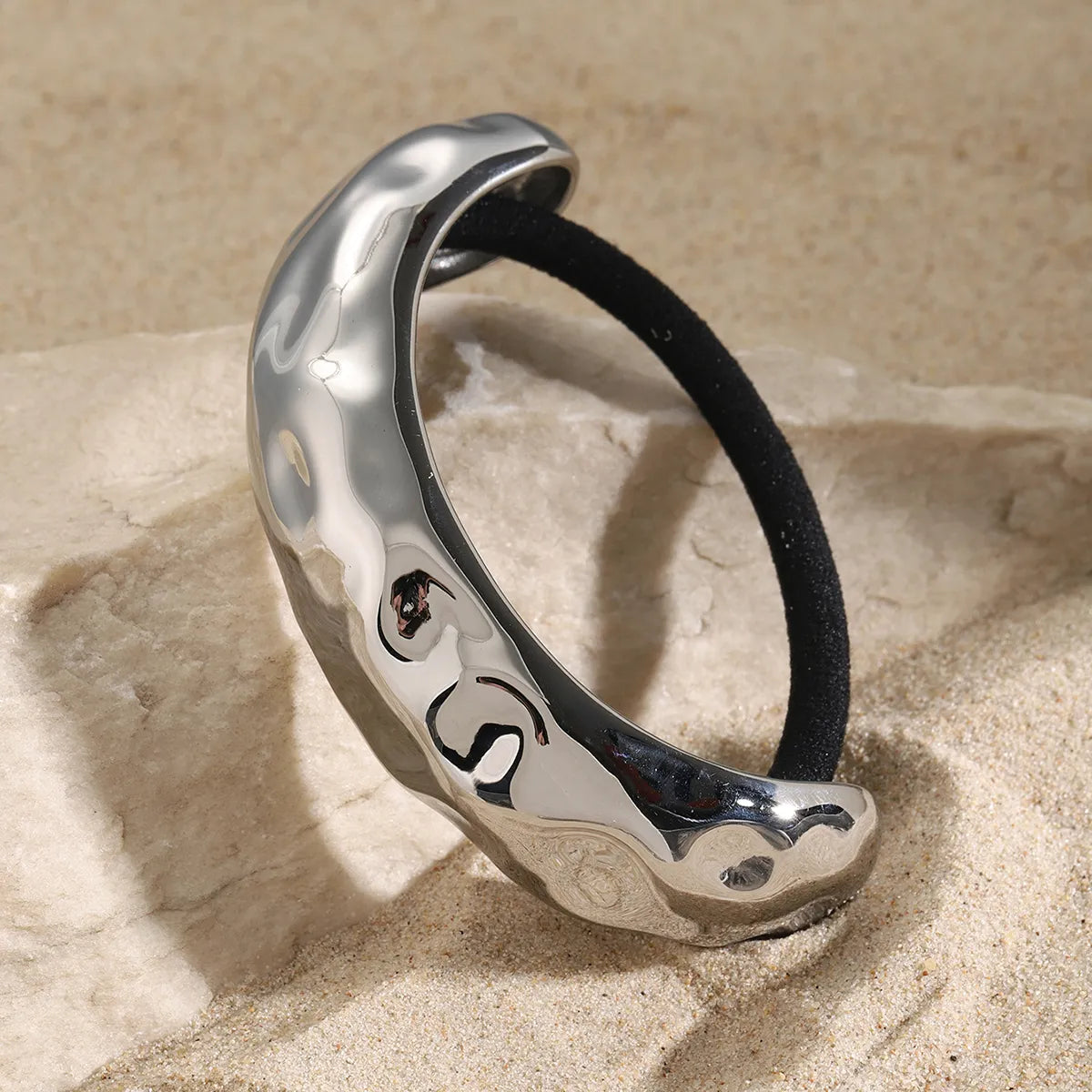 Women's IG Style Simple Style Arc 304 Stainless Steel Hair Tie